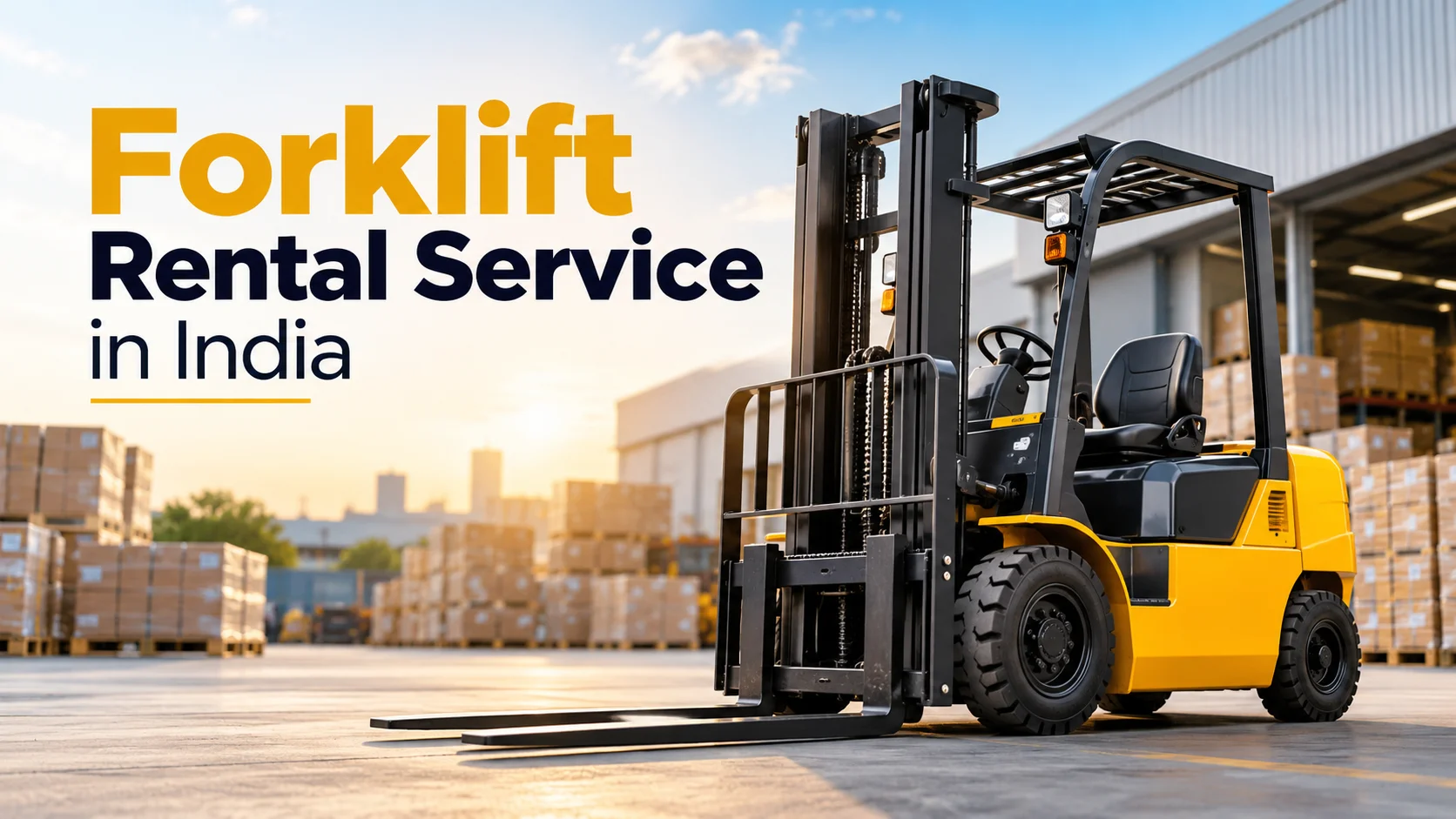 Forklift Rental Service in India: Benefits, Types, Cost & How to Rent a Forklift
